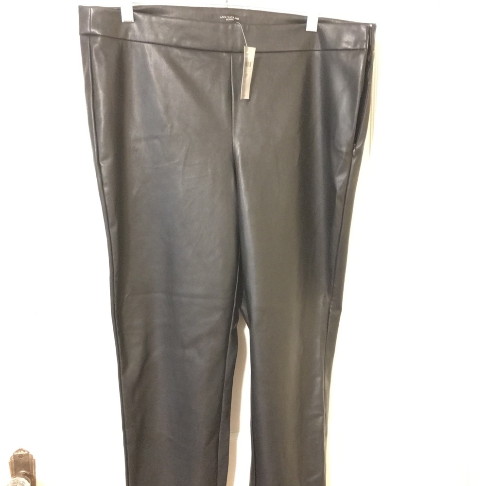 Black leather pants